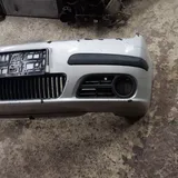 Бампер передний Шкода Фабия 1 / Skoda Fabia I 2004–2007 рестайлинг серебристый