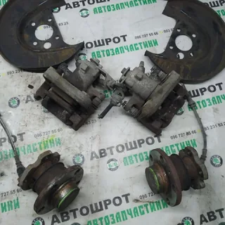 Комплект задніх дискових гальм VW Golf 4, Шкода Октавія Тур 1J0615423C, 1J0615424C